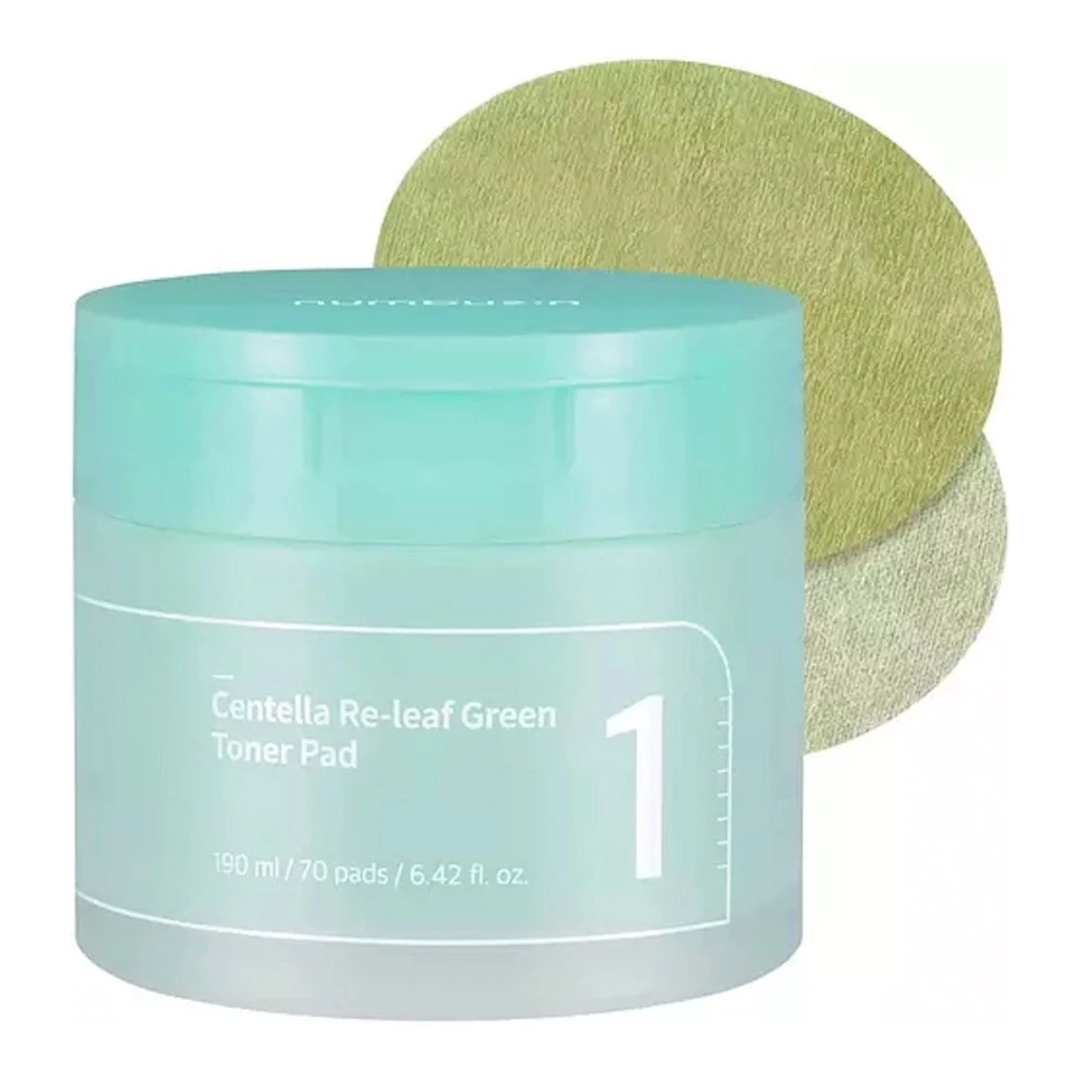 Mô tả Toner Pad Rau Má Numbuzin No.1 Centella Re-leaf Green – Thanh Lọc Làm Dịu Da, Giảm Mụn, Kiểm Soát Dầu, (190ml/70 Miếng) - 1