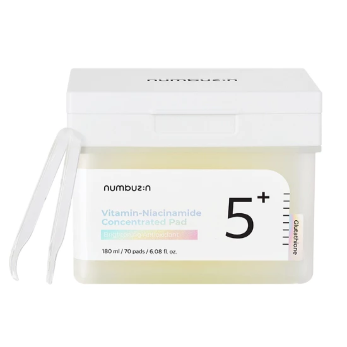 Mô tả Toner Pad Numbuzin No.5+ Vitamin-Niacinamide Concentrated – Làm Sáng Da, Mờ Thâm, Cấp Ẩm (70 Miếng) - 2