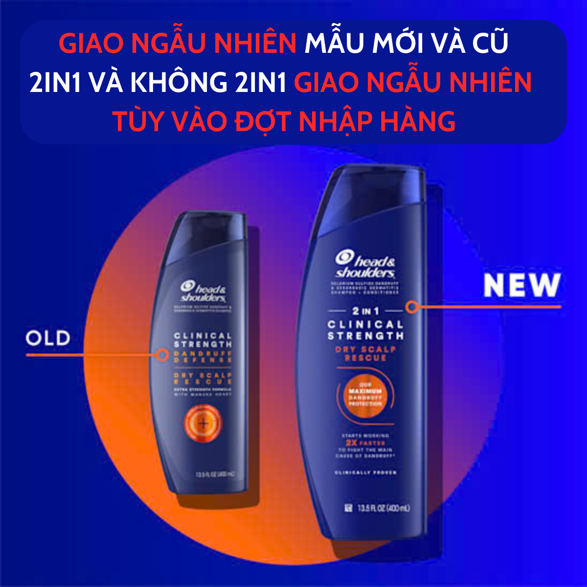Mô tả Dầu Gội Ngăn ngừa gàu Head & Shoulders Clinical Strength 400ml - Hàng Mỹ - 2