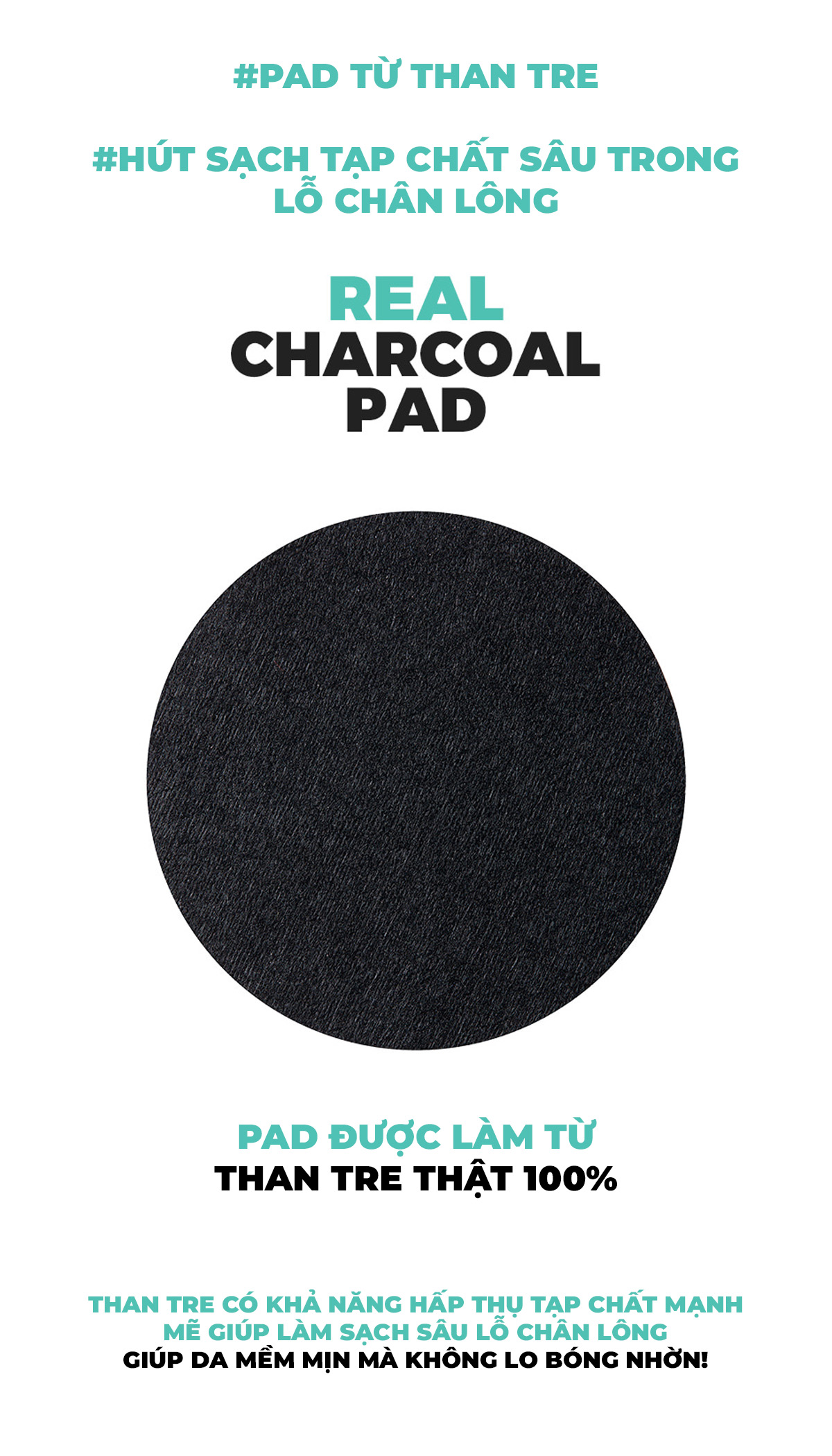 Mô tả Toner Pad Than Tre Kiềm Dầu, Giảm Mụn Neogen Dermalogy Real Charcoal 60Miếng - 1