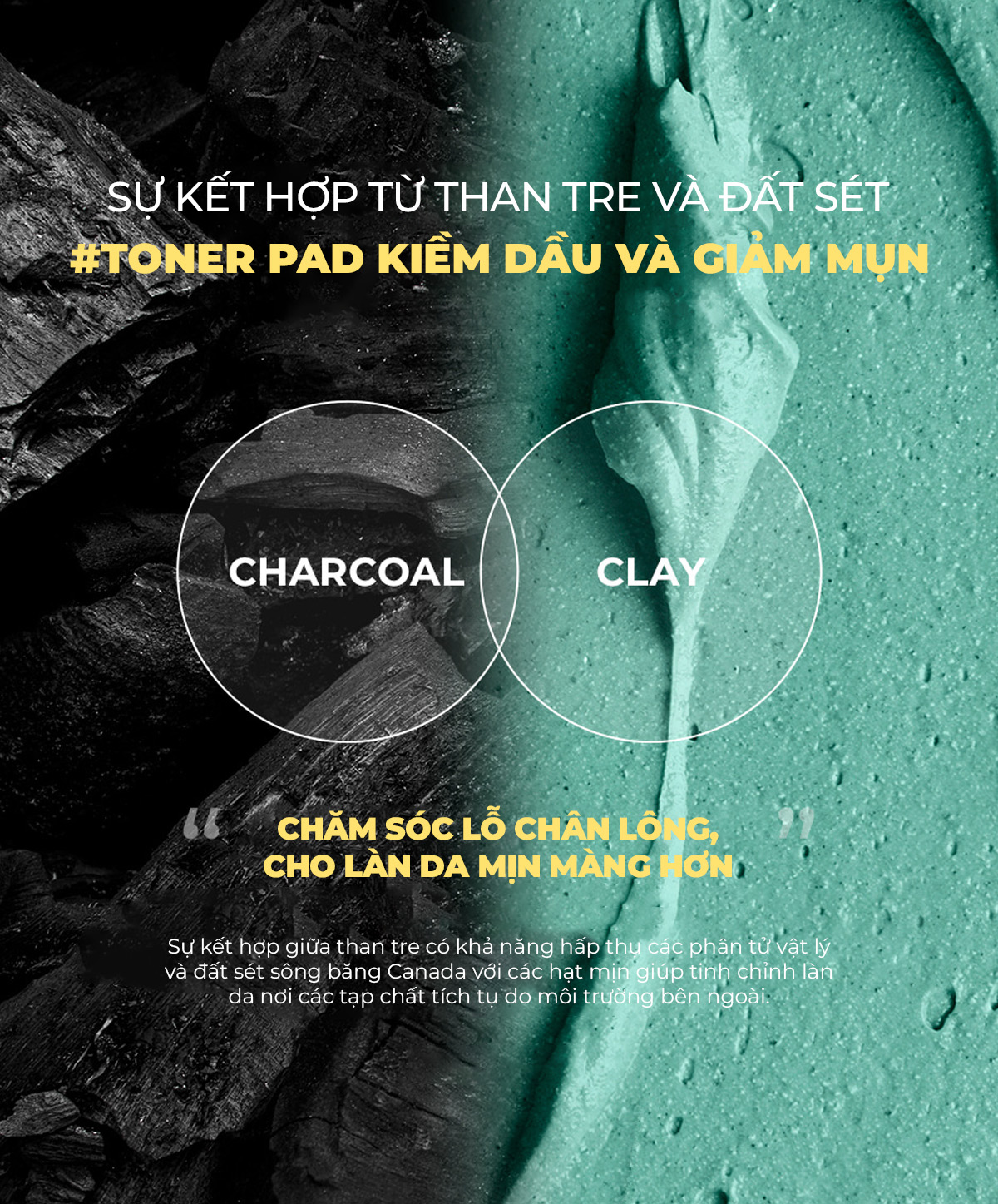 Mô tả Toner Pad Than Tre Kiềm Dầu, Giảm Mụn Neogen Dermalogy Real Charcoal 60Miếng - 4