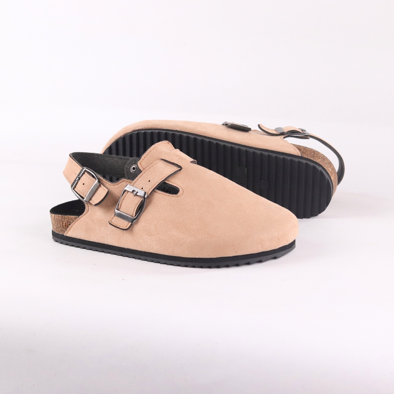 Mô tả Dép đế trấu sục Sandal Boston nam nữ unisex quai ngang đi học công sở bigsize chính hãng Hishoo VNXK  R111 - 10