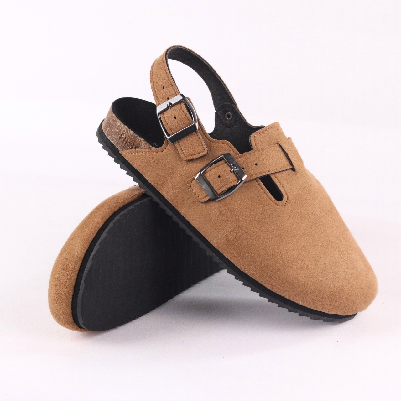 Mô tả Dép đế trấu sục Sandal Boston nam nữ unisex quai ngang đi học công sở bigsize chính hãng Hishoo VNXK  R111 - 11