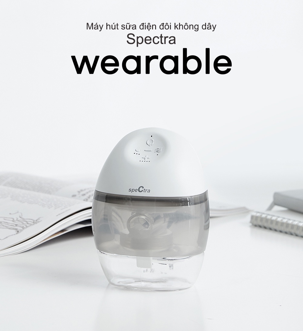 Mô tả Máy Hút Sữa Rảnh Tay Không Dây Spectra Wearable 01 Bộ (Bảo hành 24 tháng) - 1