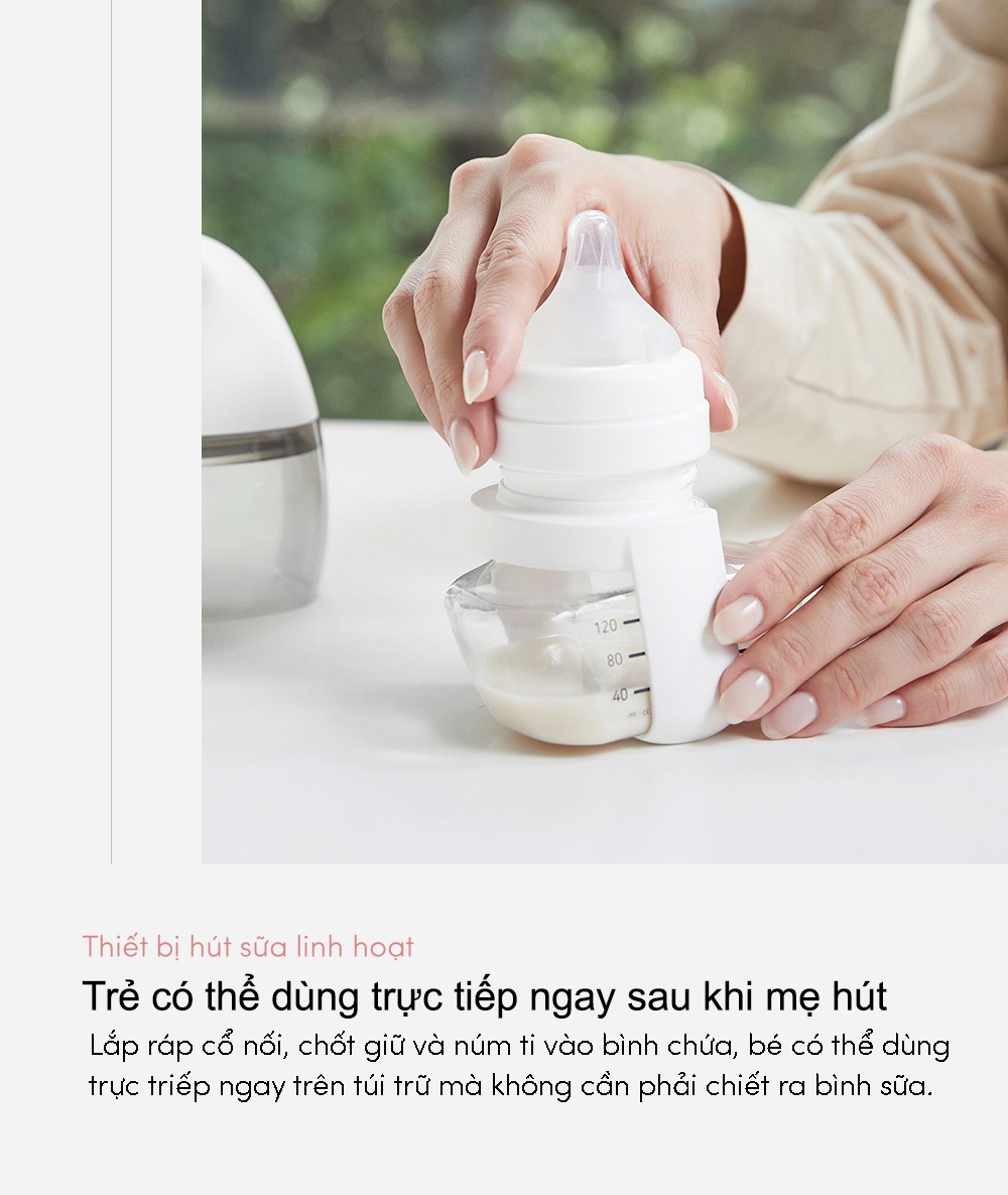 Mô tả Máy Hút Sữa Rảnh Tay Không Dây Spectra Wearable 01 Bộ (Bảo hành 24 tháng) - 8