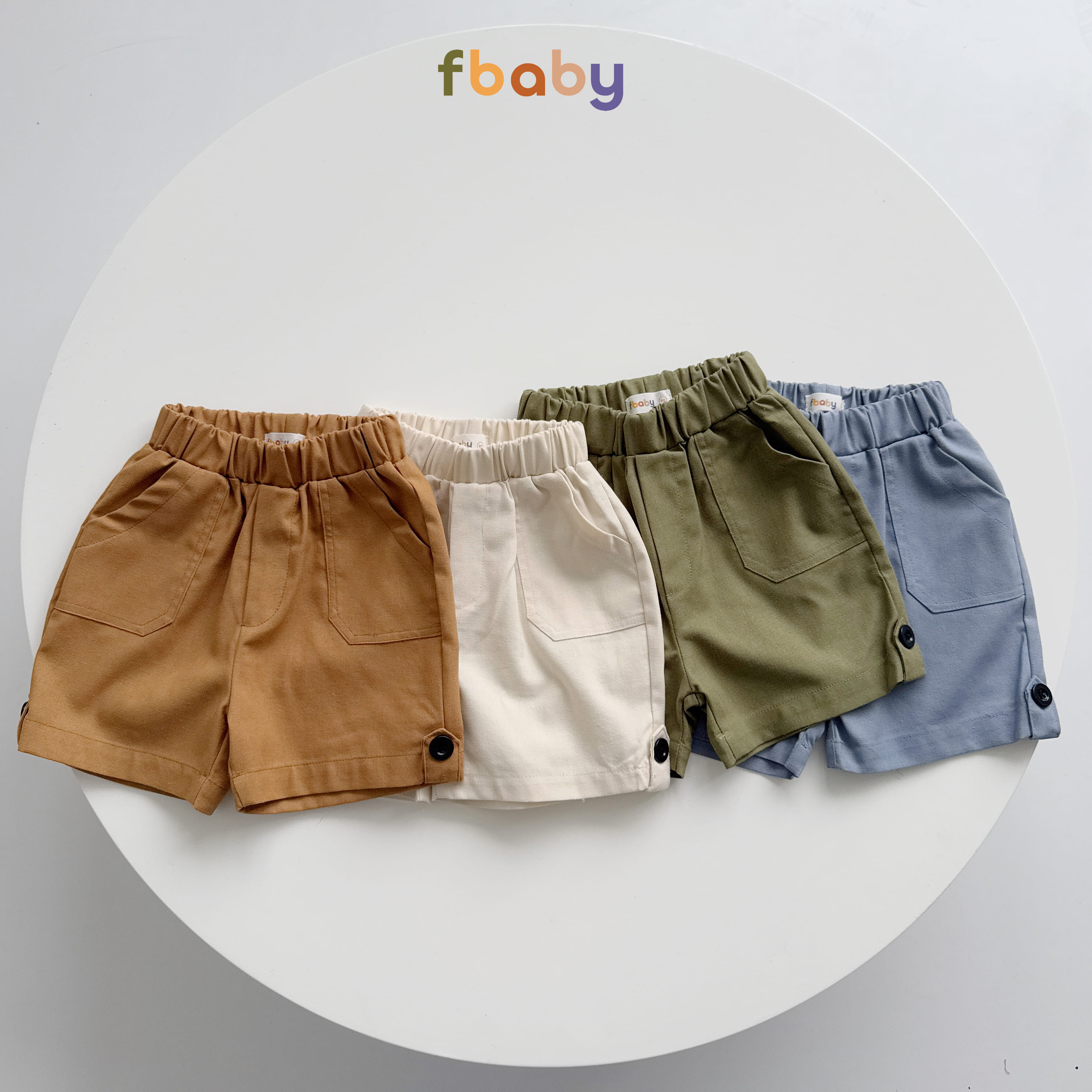 Mô tả Quần Short Đùi Bé Trai Fbaby Linen Thiết Kế Túi Chéo Đính Cúc Co Giãn Mềm Mại Thoáng Mát Thấm Hút Mồ Hôi Đi Chơi, Đi Học - 1