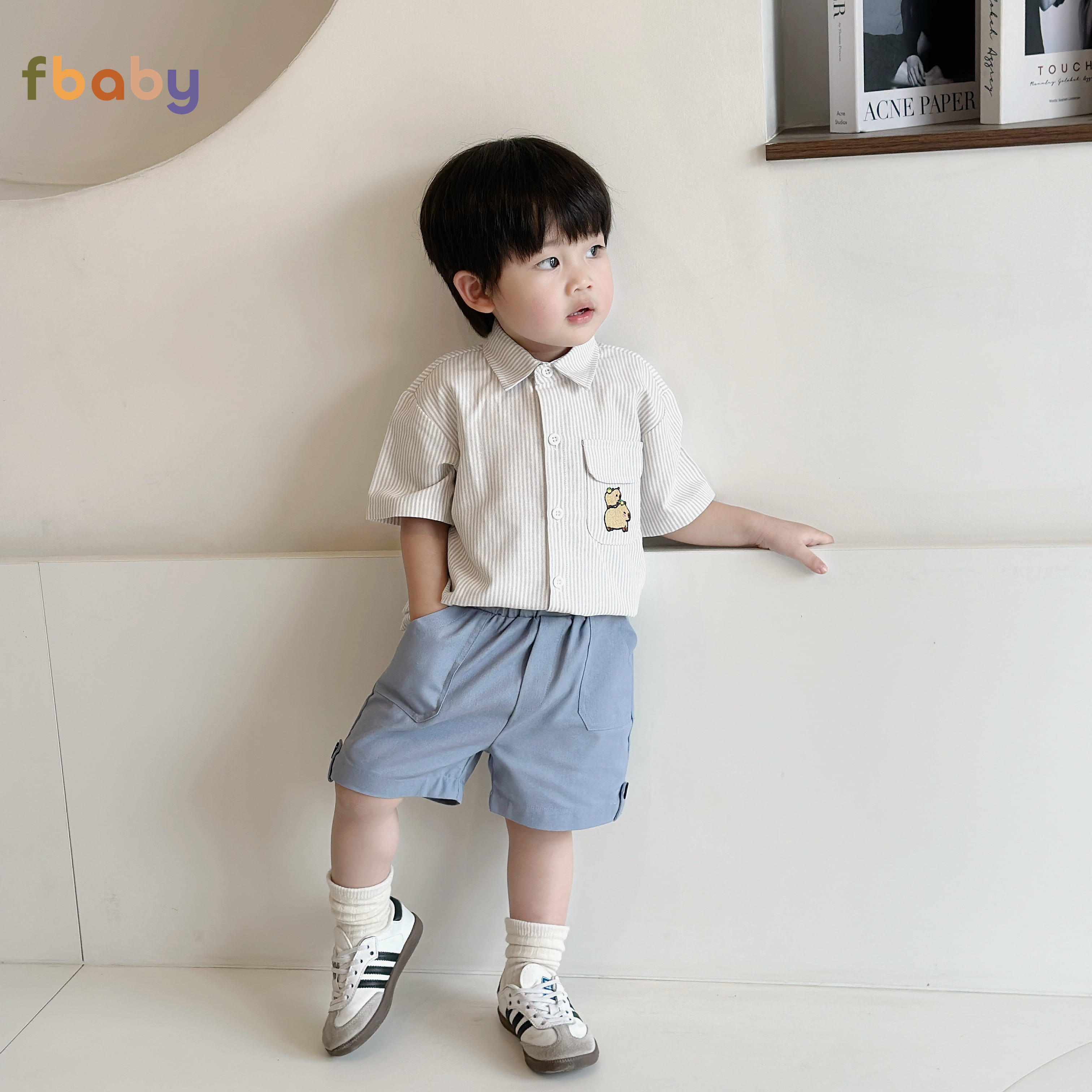 Mô tả Quần Short Đùi Bé Trai Fbaby Linen Thiết Kế Túi Chéo Đính Cúc Co Giãn Mềm Mại Thoáng Mát Thấm Hút Mồ Hôi Đi Chơi, Đi Học - 4
