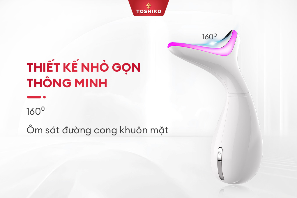 Mô tả Máy massage nâng cơ mặt Toshiko V8 tích hợp Tính Năng Điện Di Ion giúp trẻ hóa làn da và chống nhăn - 2