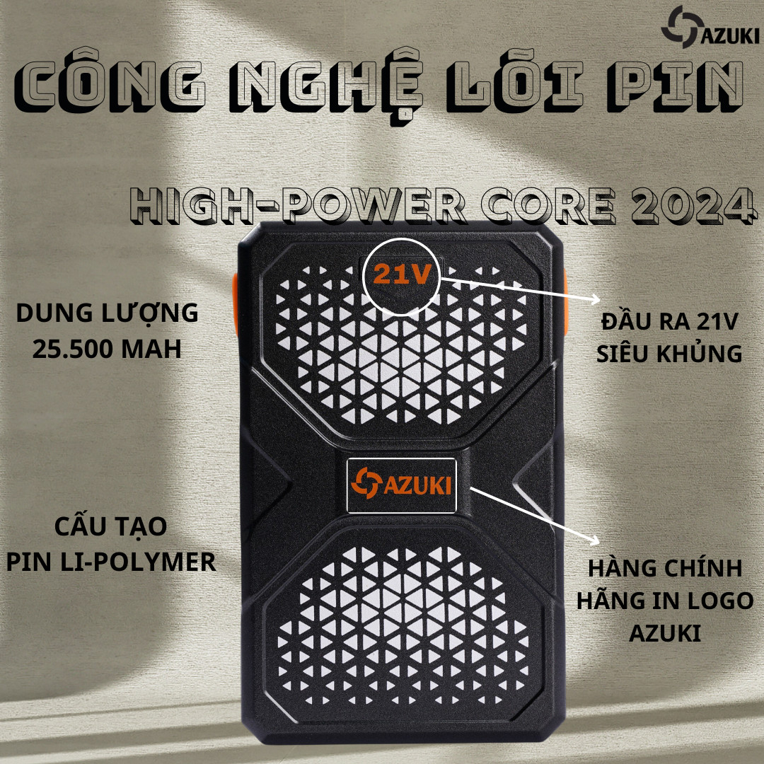 Mô tả Áo Điều Hòa Nữ Nhật Bản AZUKI TITANIUM AT07 VÀ EX9 Pin 25.000-25.500 Mah, Quạt 20v Và 21v Siêu Mạnh ,Êm ái,BH 12T-NIKITO - 6