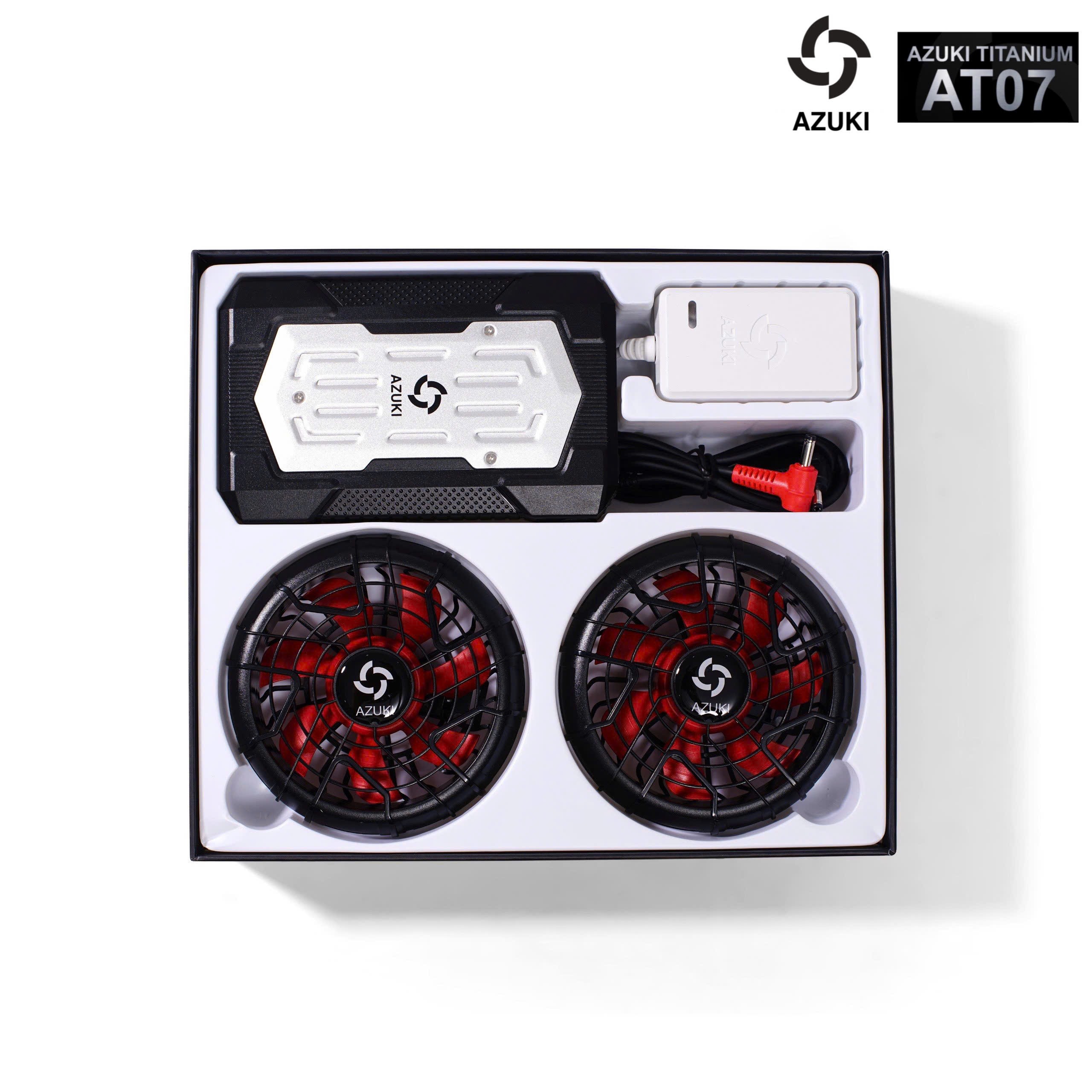 Mô tả Áo Điều Hòa Nữ Nhật Bản AZUKI TITANIUM AT07 VÀ EX9 Pin 25.000-25.500 Mah, Quạt 20v Và 21v Siêu Mạnh ,Êm ái,BH 12T-NIKITO - 2