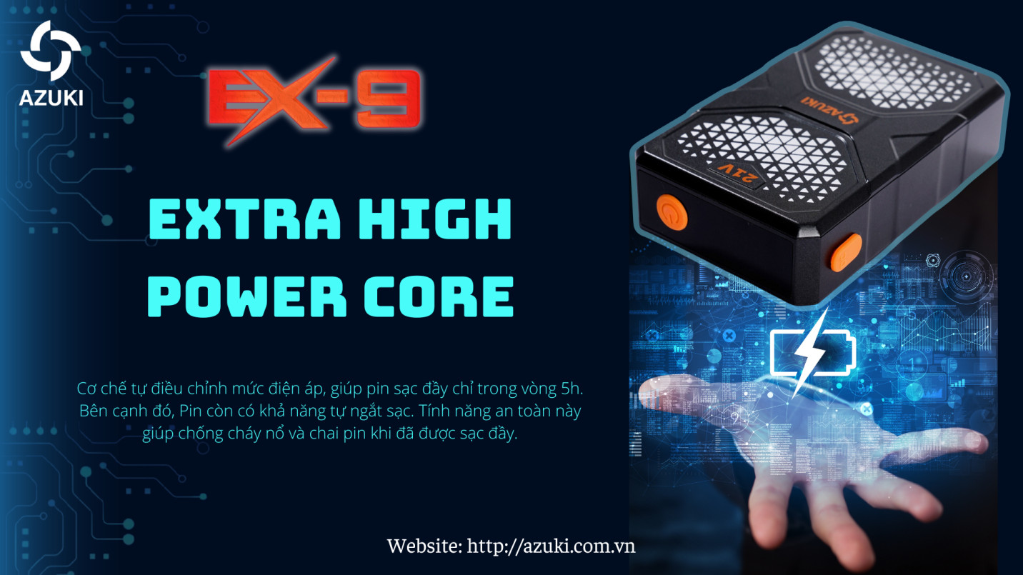 Mô tả Áo Điều Hòa AZUKI EX9 Hot Nhất 2025,Pin 25.500 Mah, Quạt 21V Chạy Dài Nhất Thị Trường 12->24 Tiếng [ BH 12 Tháng]-NIKITO - 4
