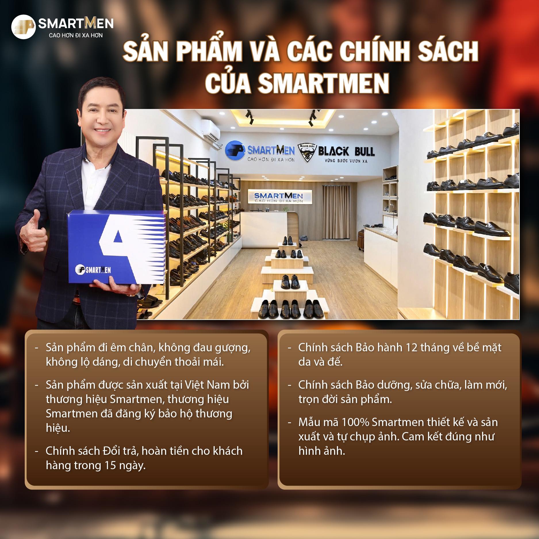 Mô tả Giày sục công sở cao cấp SMARTMEN GSU-02 ĐEN - 4