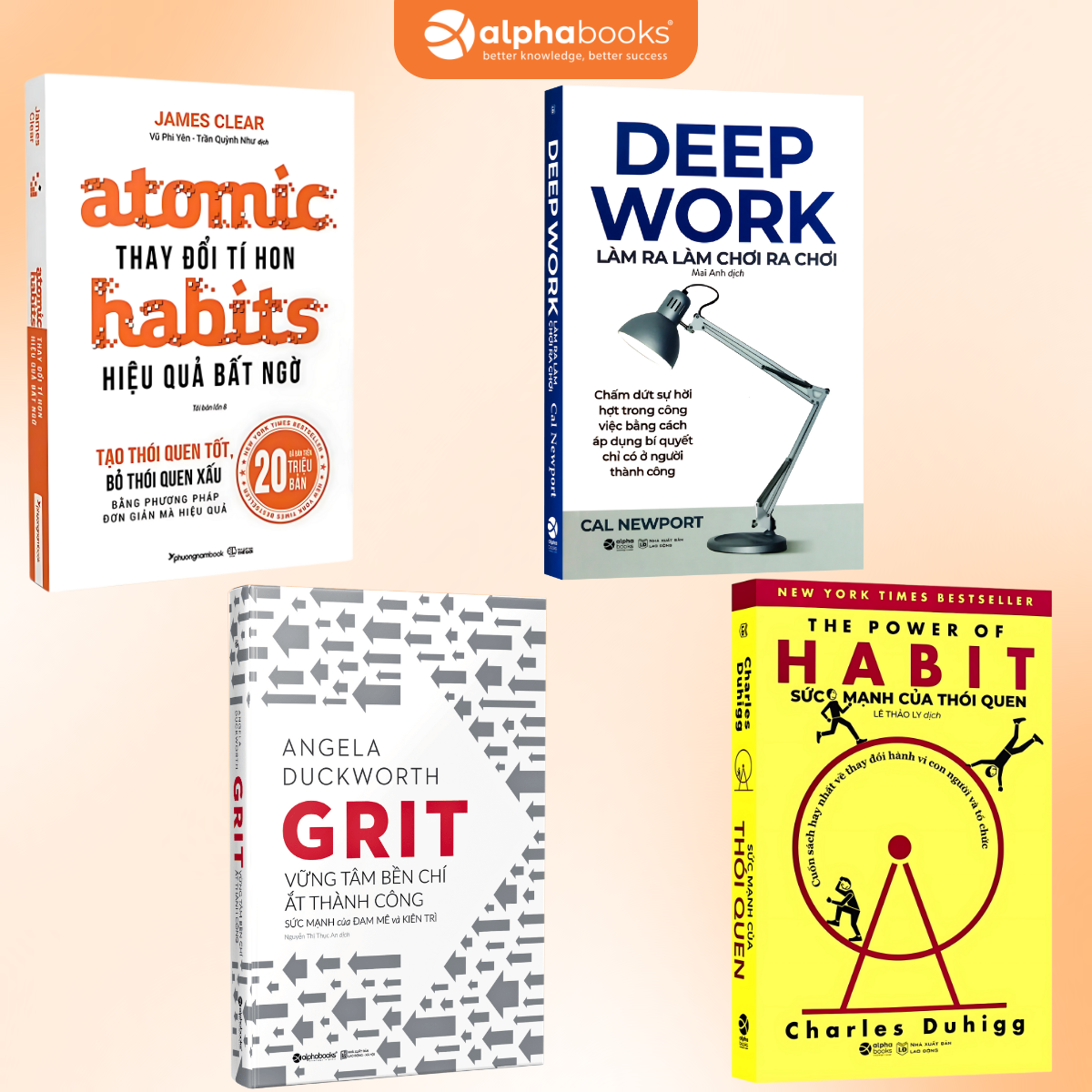 Bộ sách Rèn Luyện Thói Quen & Phát triển bản thân: Deep Work + Sức Mạnh ...