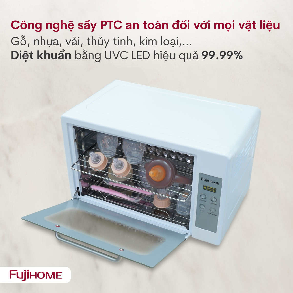 Khả năng tiệt trùng đa năng cho bình sữa đồ chơi trẻ em và dụng cụ y tế