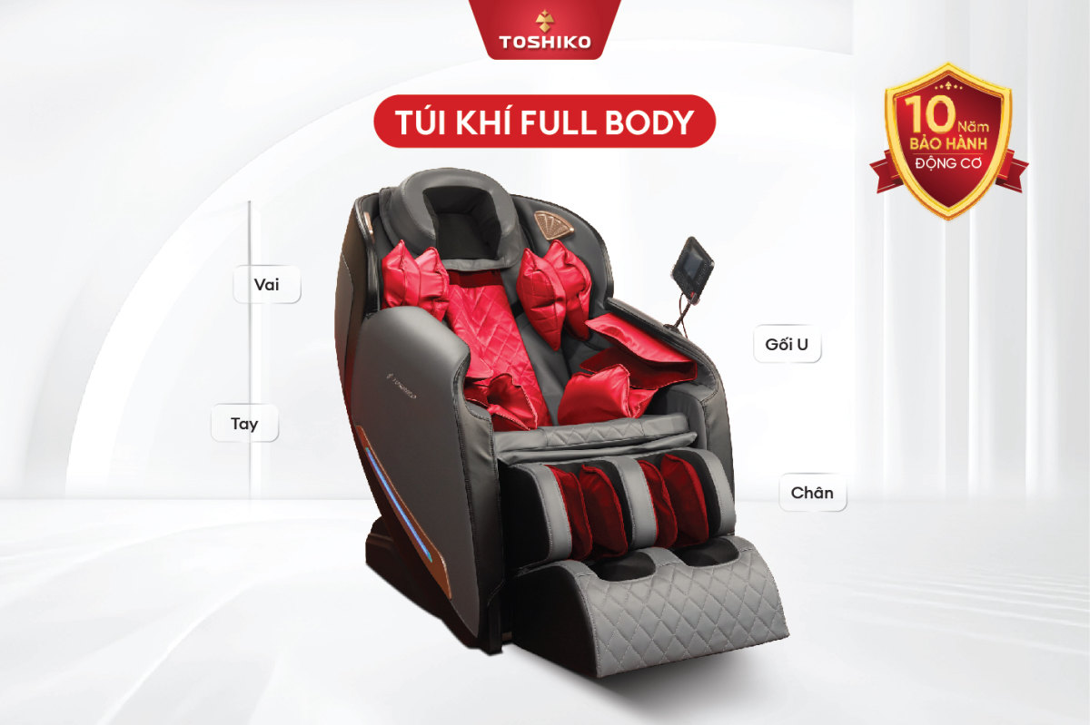 Mô tả Ghế massage trị liệu toàn thân TOSHIKO T80 đa dạng các bài tập massage công nghệ điều khiển giọng nói mới - 3