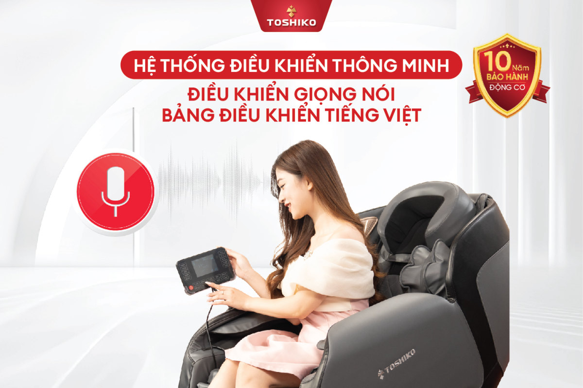 Mô tả Ghế massage trị liệu toàn thân TOSHIKO T80 đa dạng các bài tập massage công nghệ điều khiển giọng nói mới - 6