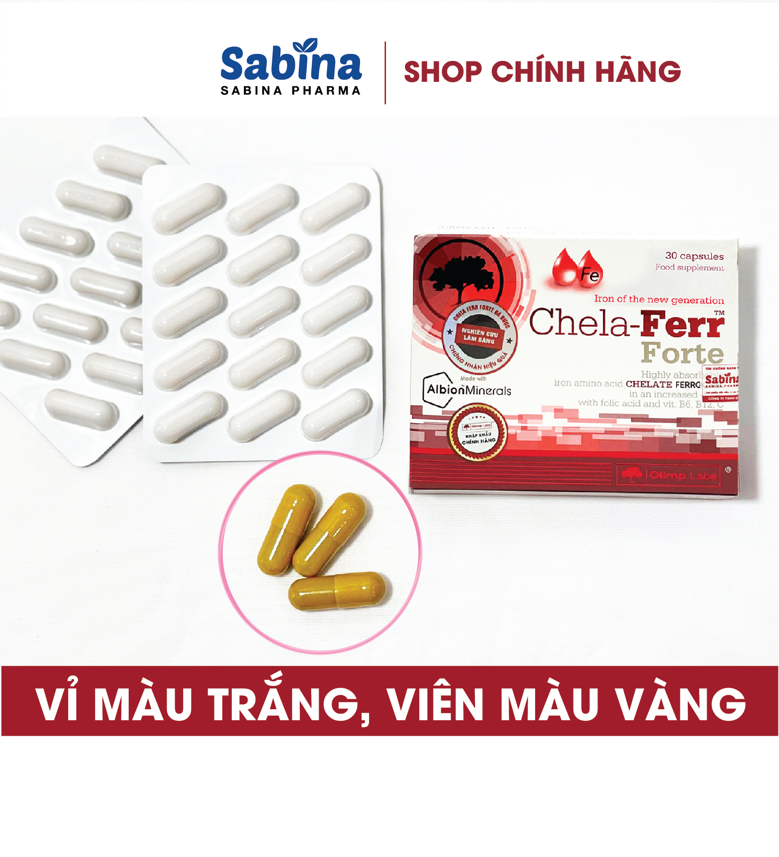 Mô tả Cặp sắt Chela Ferr Forte và canxi Chela-Calcium D3 dạng Chelate Albion -Thực phẩm bảo vệ sức khoẻ cho bà bầu và sau sinh - 3