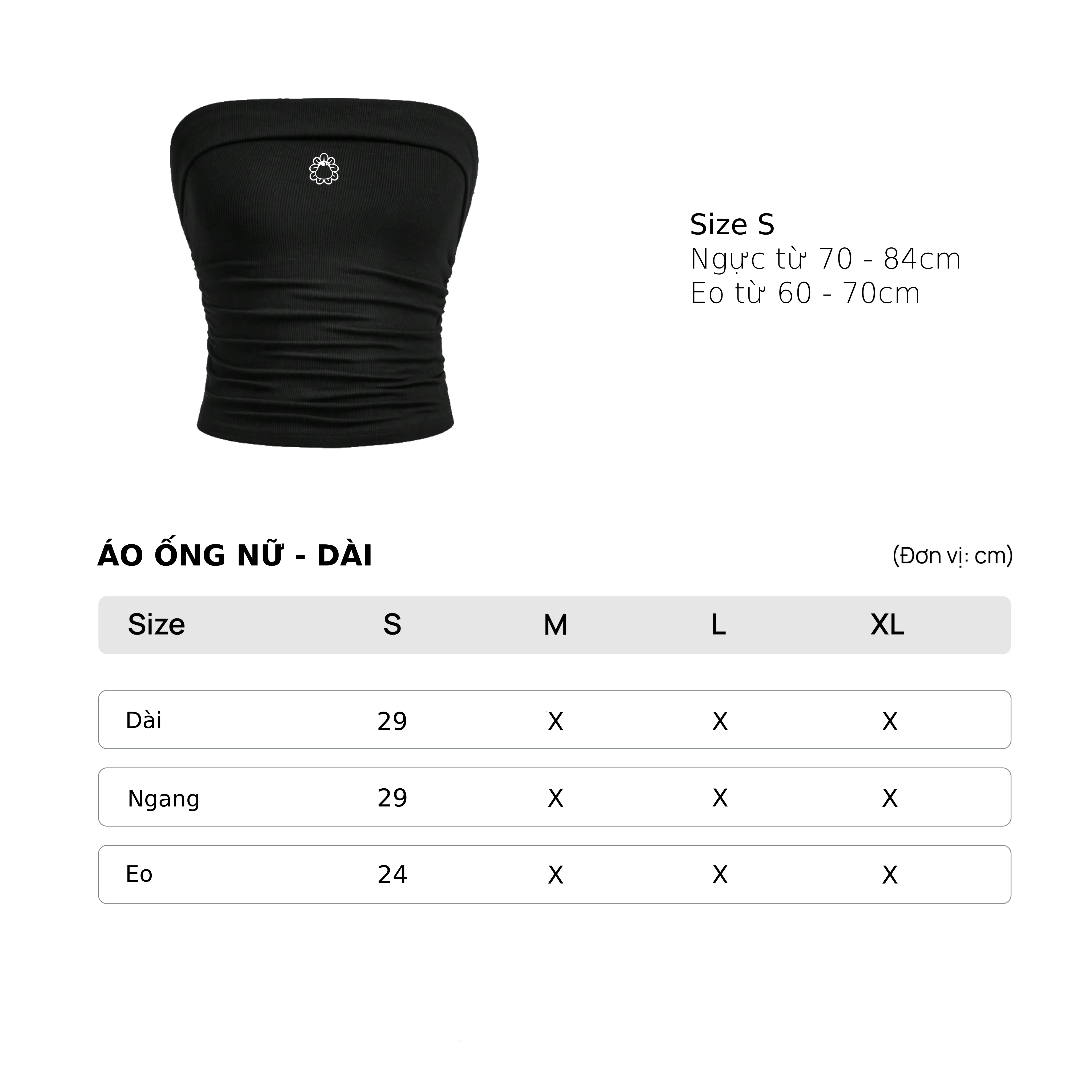 Mô tả Áo Ống, Áo Quây Ngực, Bandeau ôm body sexy xuyên thấu nhẹ Brand TSUN Chính Hãng - 2