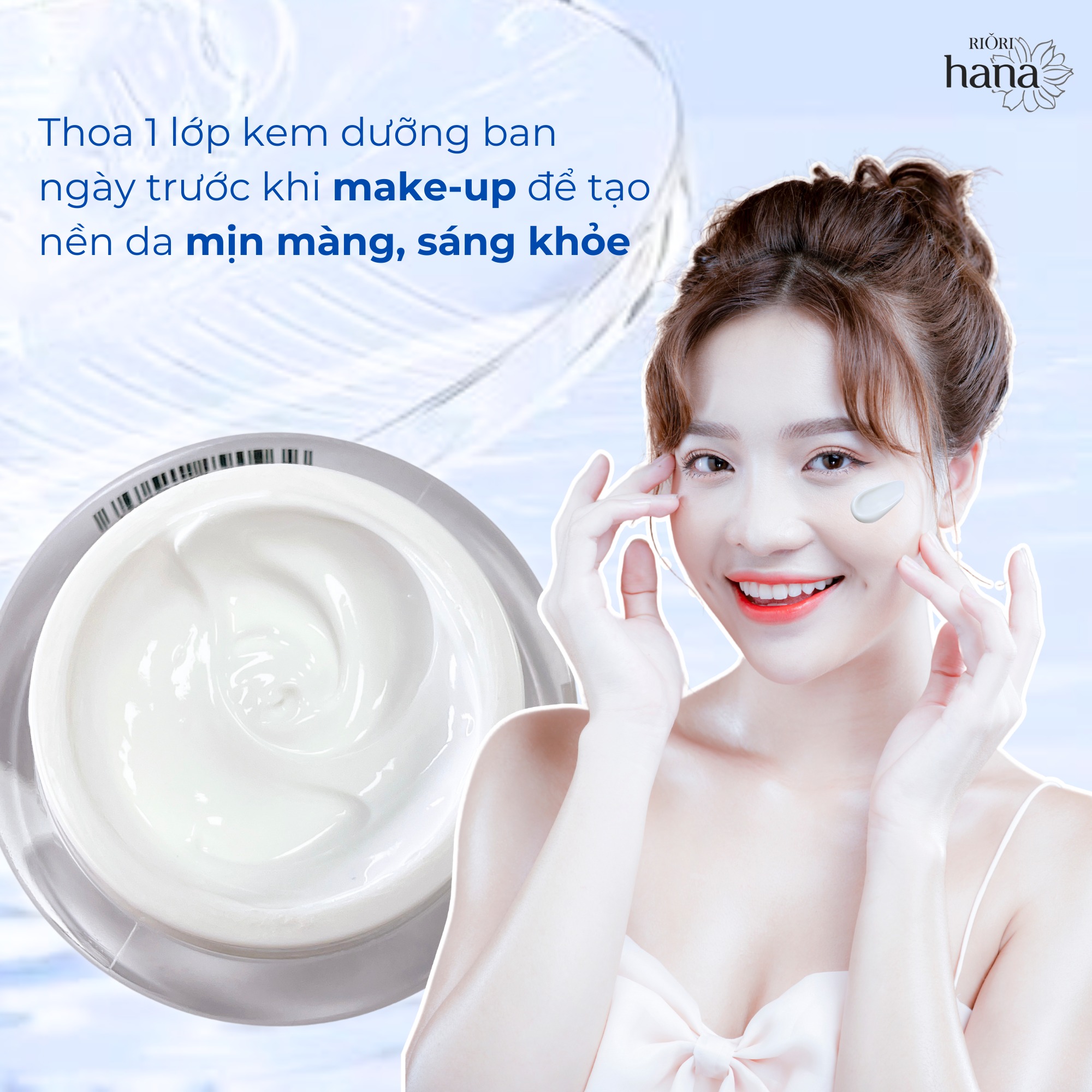RIORI HANA DAY CREAM 2024 Bao bì mới