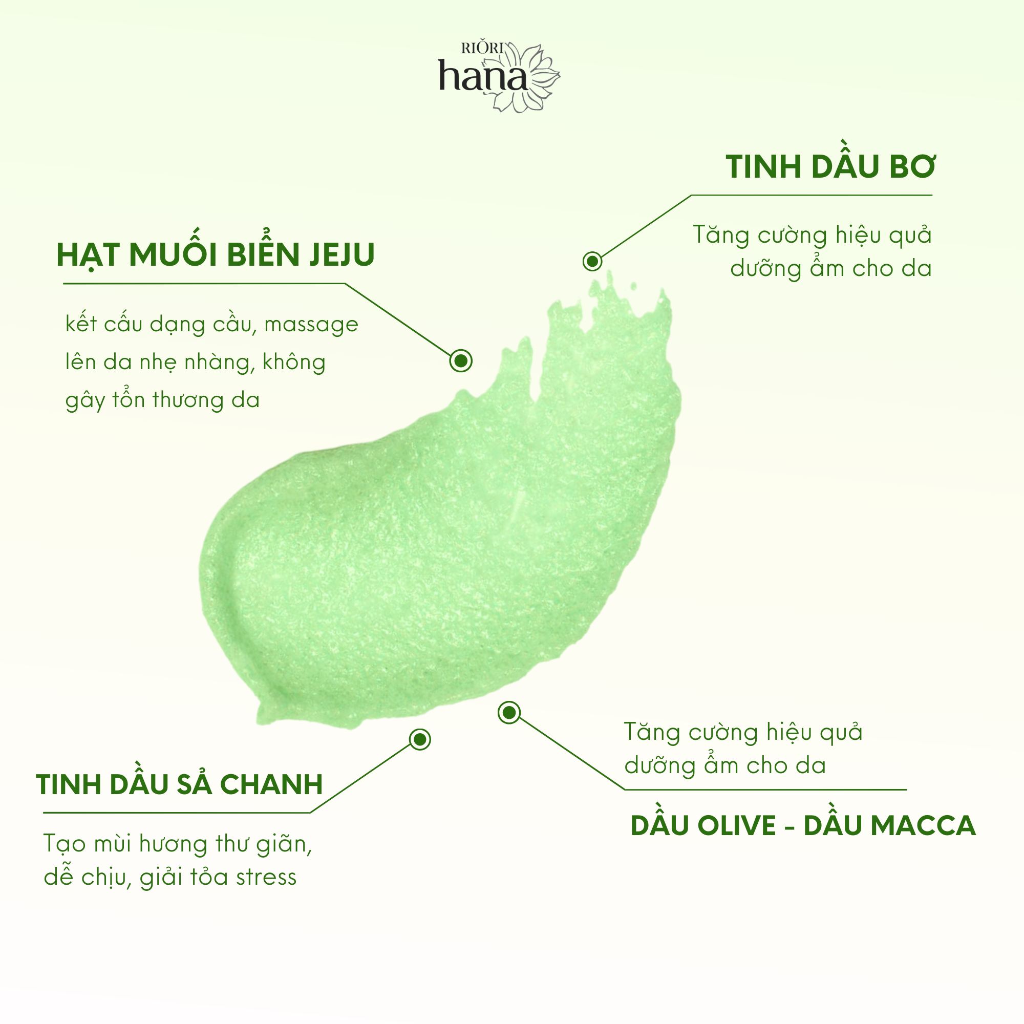 Mô tả Muối Tẩy Tế Bào Chết RIORI HANA REFRESHING BODY SCRUB 250g (Mẫu Mới) - 5