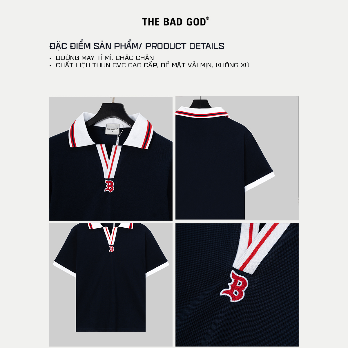 Mô tả Áo Polo The Bad God Possibale Thời Trang Nam Nữ - 8