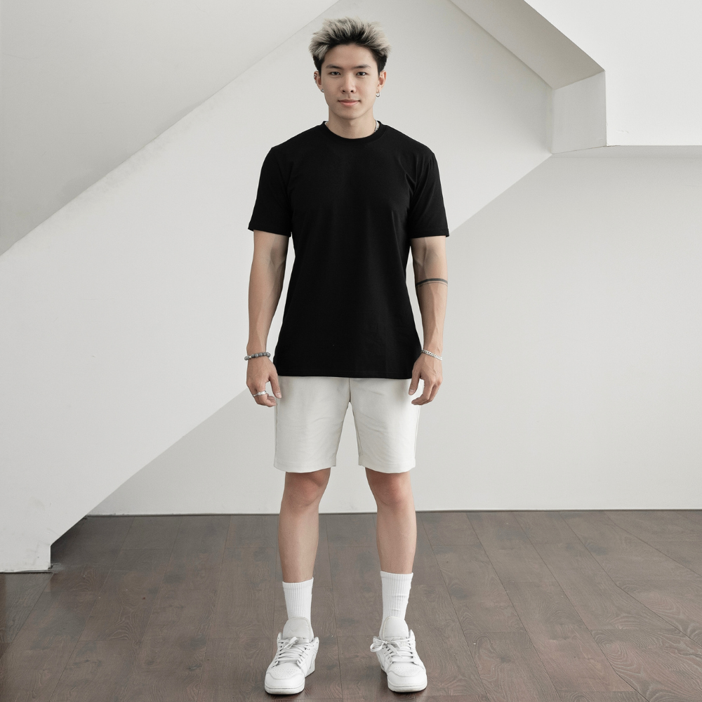 Mô tả Quần short kaki nam thanh lịch BAMI HOME quần đùi kaki cao cấp form âu nam QK11 - 6