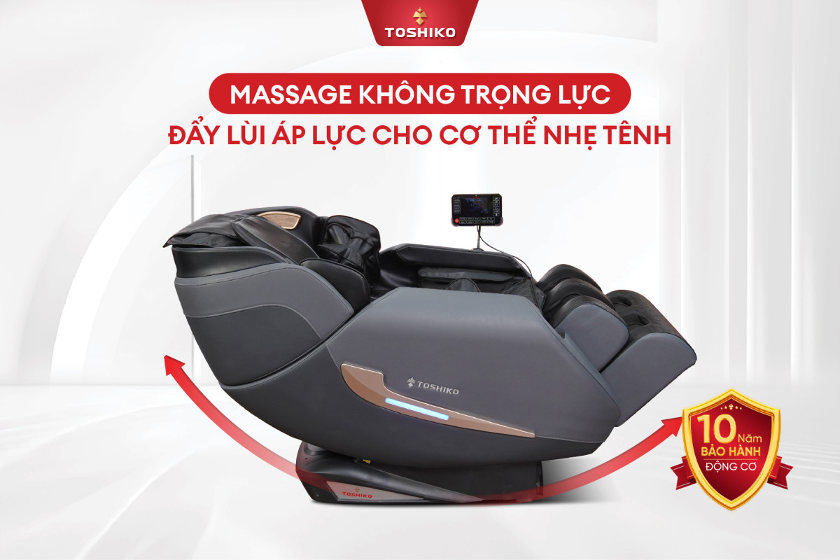 Massage không trọng lực Ghế massage TOSHIKO T86 Pro