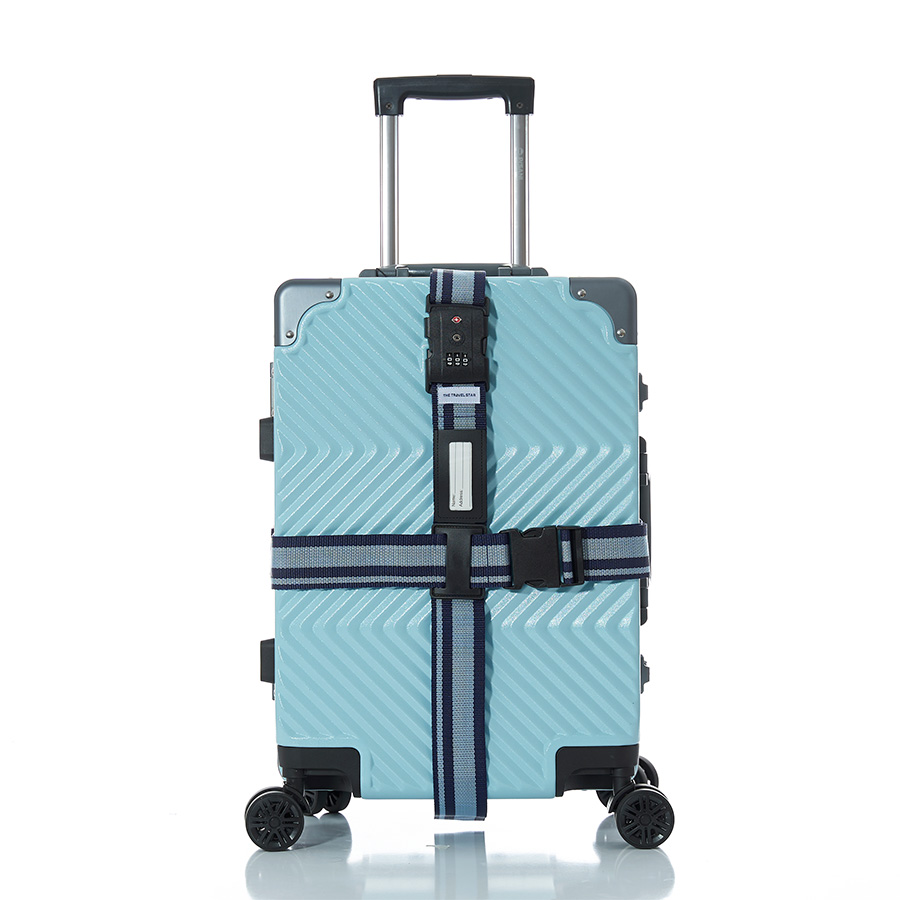 Mô tả Dây Đai Vali Có Khoá Số TSA Bảo Vệ Chống Trộm The Travel Star TC063 Bảo Vệ Hành Lý An Toàn - 1