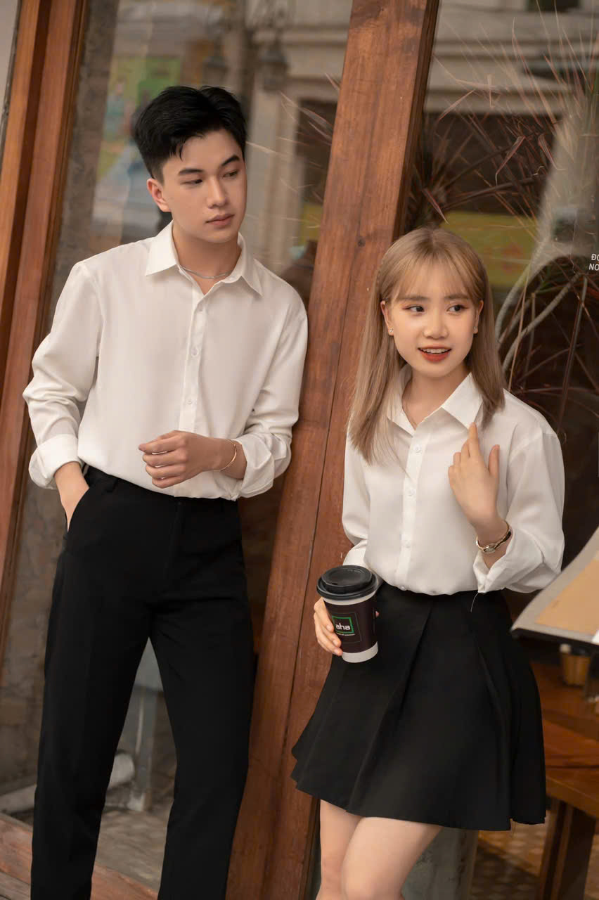 Áo sơ mi nam GẤU 194 vải lụa coton mềm