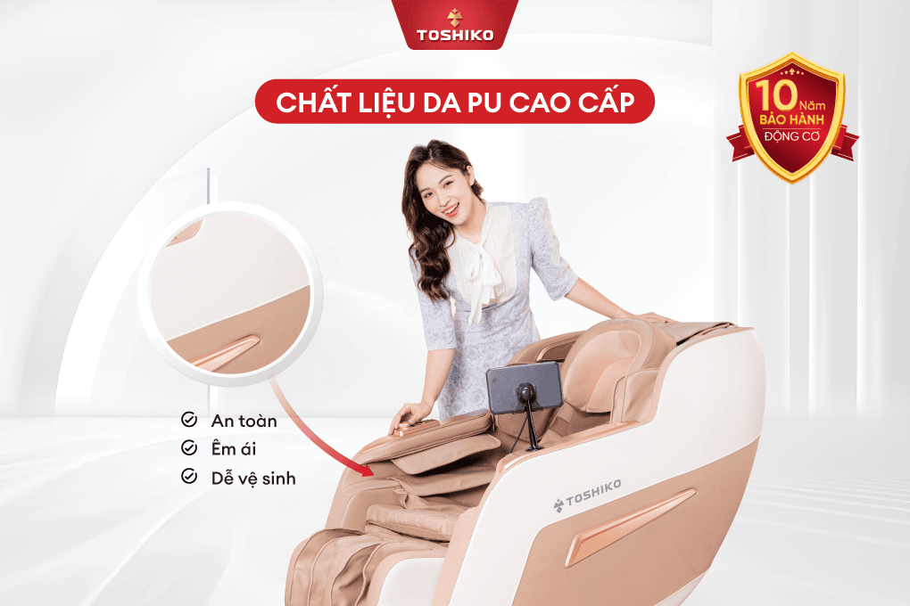Ghế massage Toshiko T81 da PU cao cấp