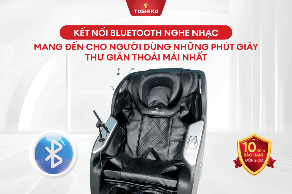 Ghế massage Toshiko T81 loa bluetooth