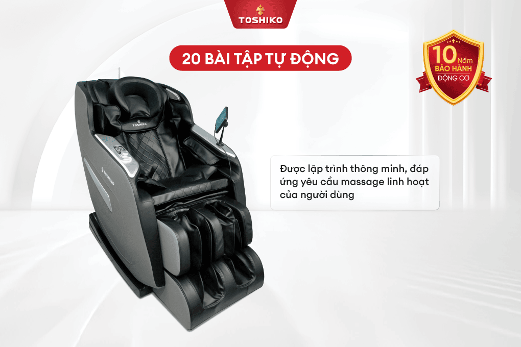 Ghế massage Toshiko T81 đa dạng bài tập