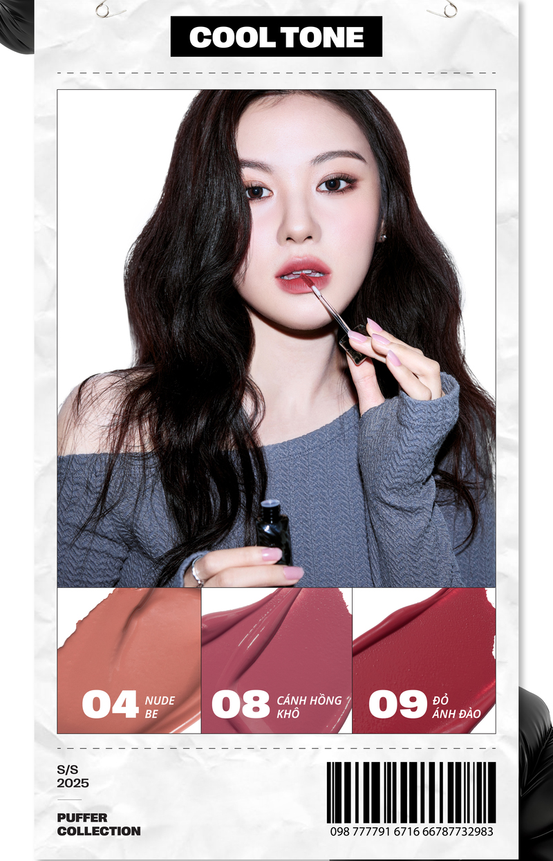 Son Merzy Puffer Velvet Tint - Swatch 8