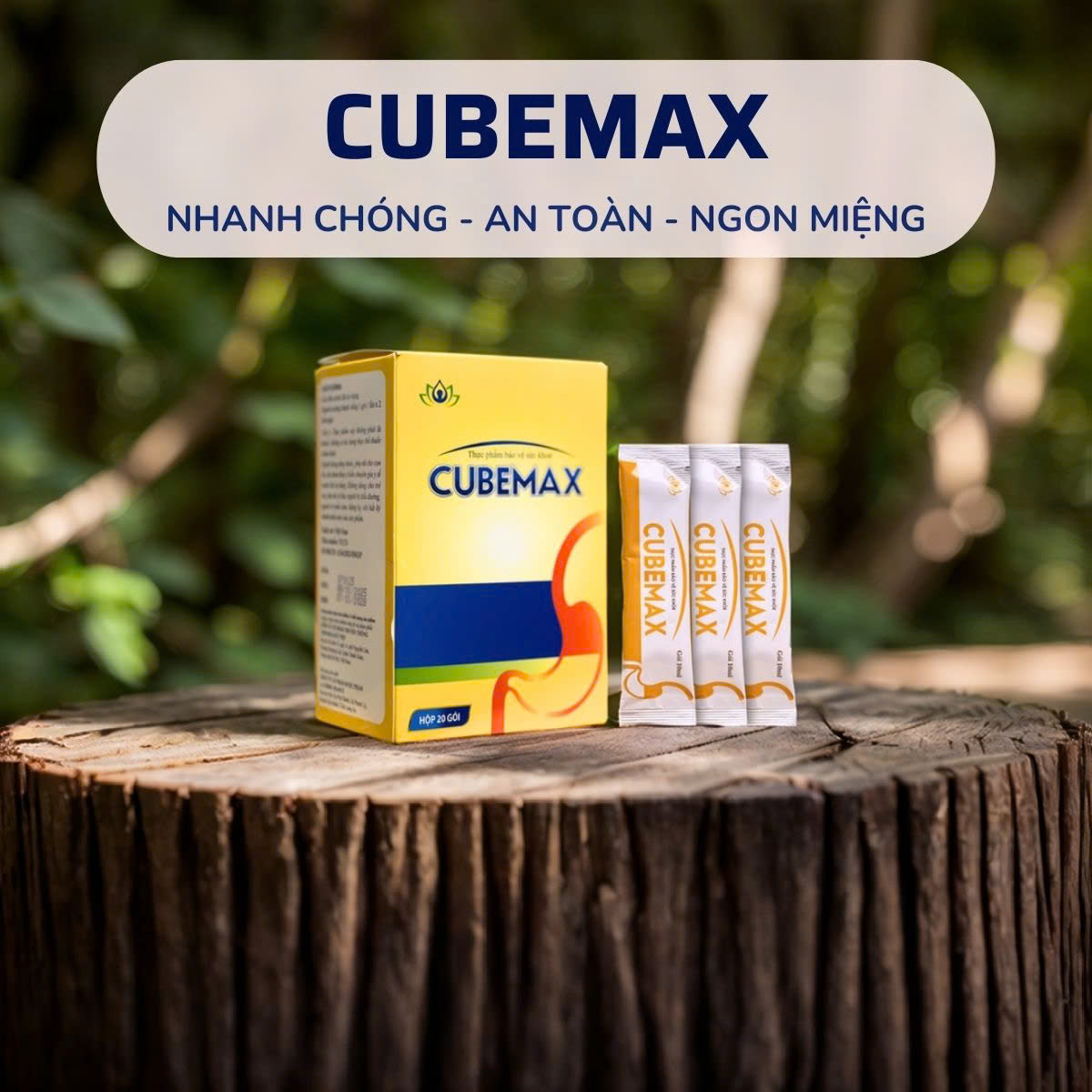 Mô tả Gel Bảo Vệ Dạ Dày Cubemax Giúp Giảm Đau Dạ Dày, Tá Tràng, Cắt Cơn Trào Ngược Dạ Dày, Giảm Ợ Chua, Đầy Bụng, Khó Tiêu - 1