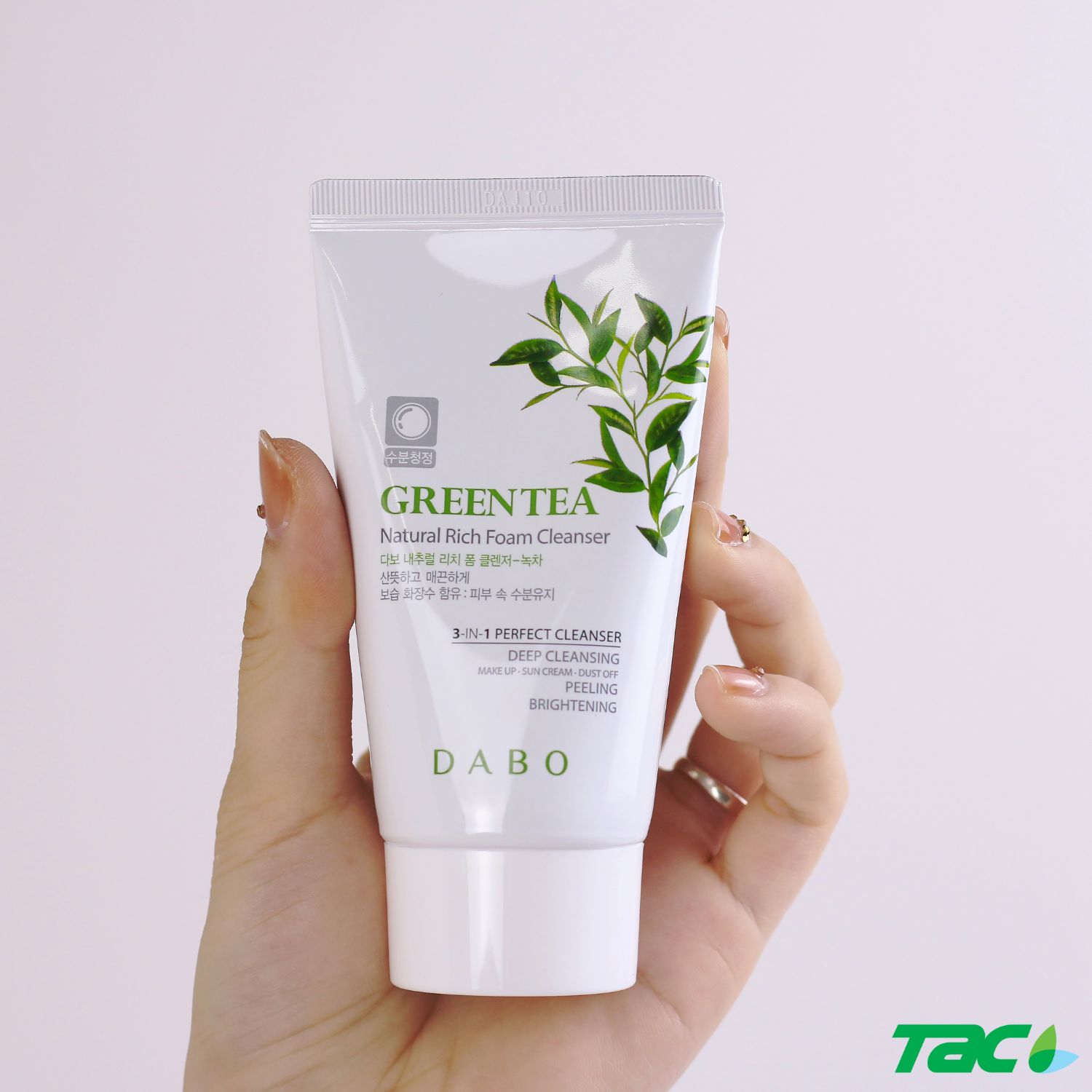 Mô tả Sữa rửa mặt cao cấp tinh chất trà xanh DABO 3 in 1 60ml - 1