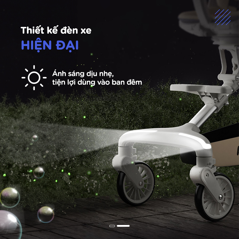 Mô tả Xe đẩy gấp gọn cho bé Chilux M06 Pro - Xoay 2 chiều, gấp gọn nhanh chóng - 9
