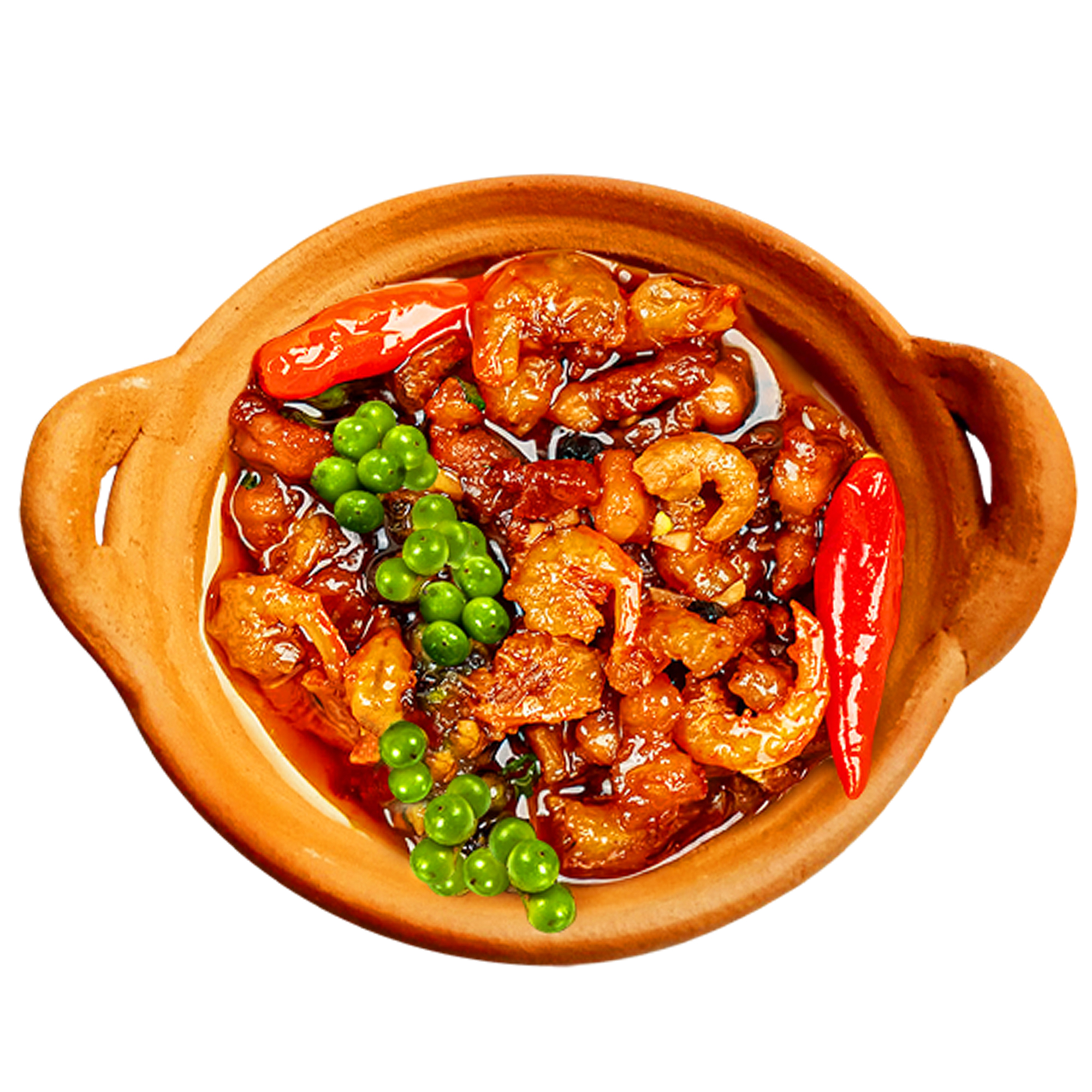Mô tả Kho quẹt nồi đất Làng Chài Xưa thơm ngon đặc biệt full topping tôm khô, cá cơm rim, thịt ba rọi, tốp mỡ mắm nhỉ hủ 250g - 4