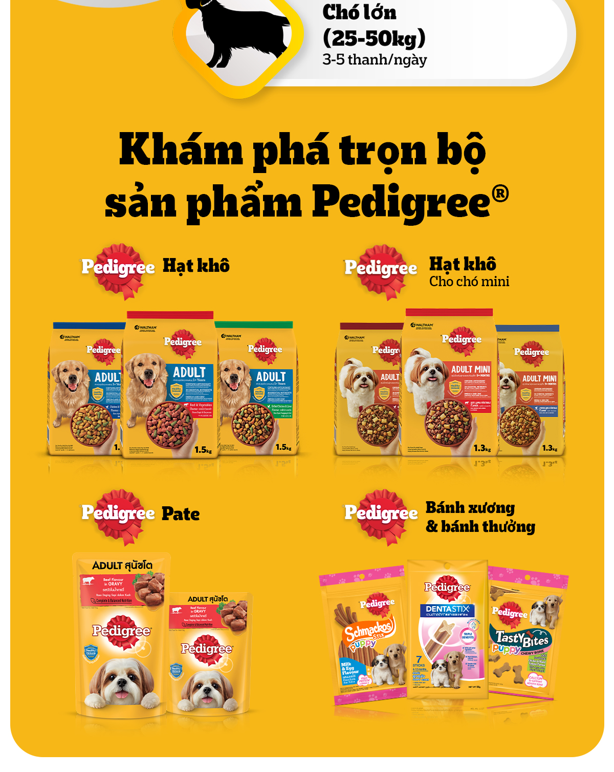 Mô tả Pedigree Schmackos Bánh thưởng cho chó 70g - 5
