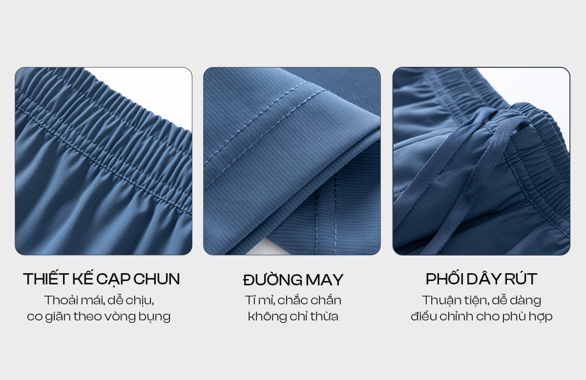 Mô tả Quần Short Thun Nam 5S FASHION Mát,Nhẹ,Phom Regular,Phong Cách Thể Thao Khỏe Khoắn (QST25021) - 3