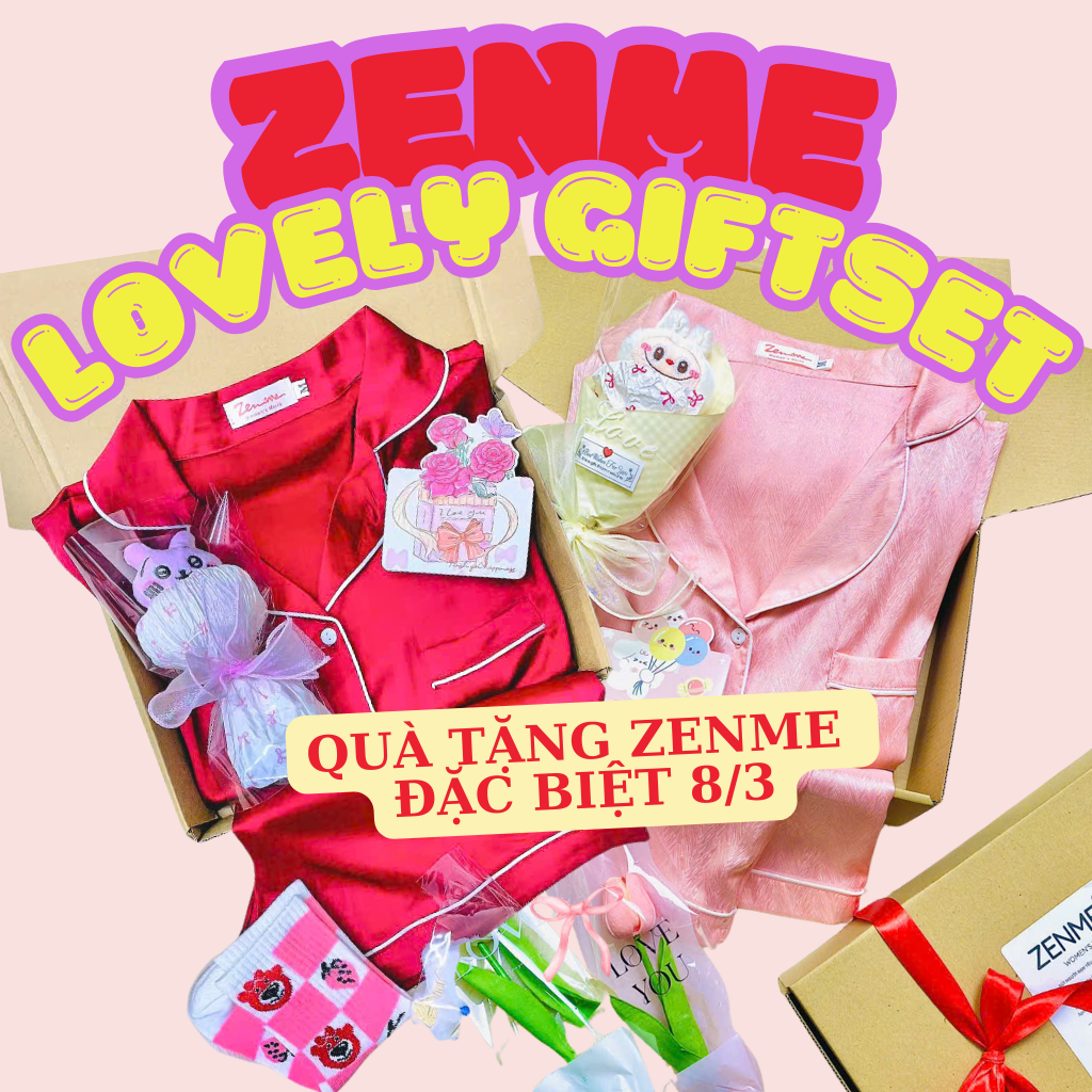 Mô tả Hộp Đựng Quà Tặng ZENME Sang Trọng Zen Me Gift Set Có Hoa và Quà - Special Packet - 1