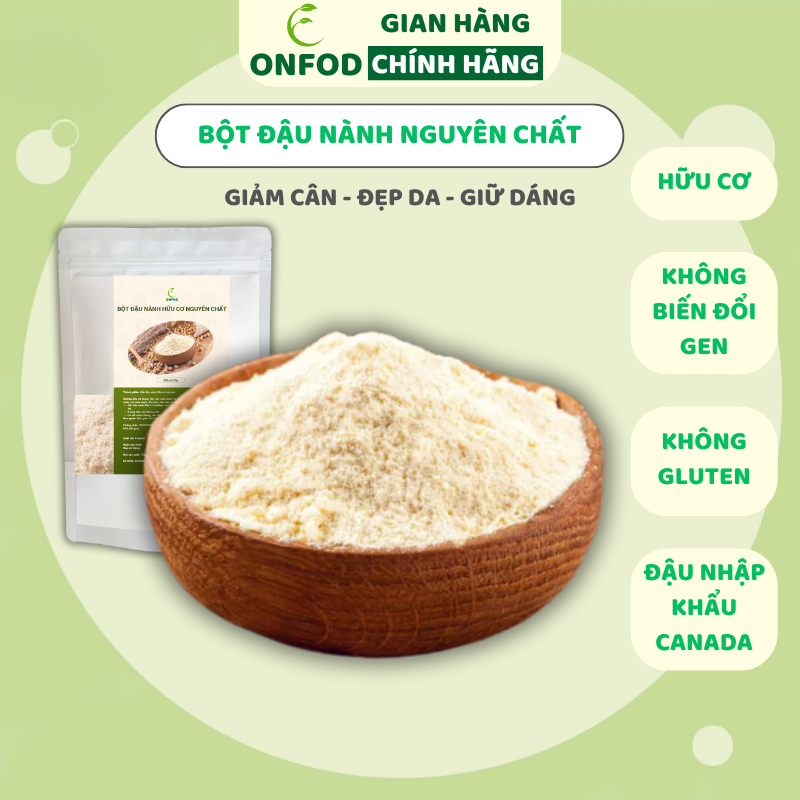 Bột đậu nành ONFOD hữu cơ