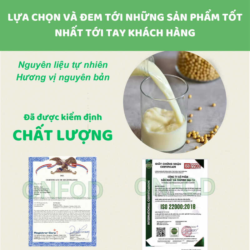 Bột đậu nành ONFOD healthy