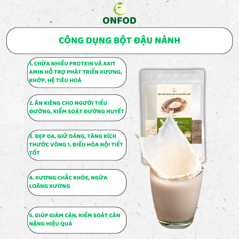 Bột đậu nành ONFOD cho người ăn kiêng