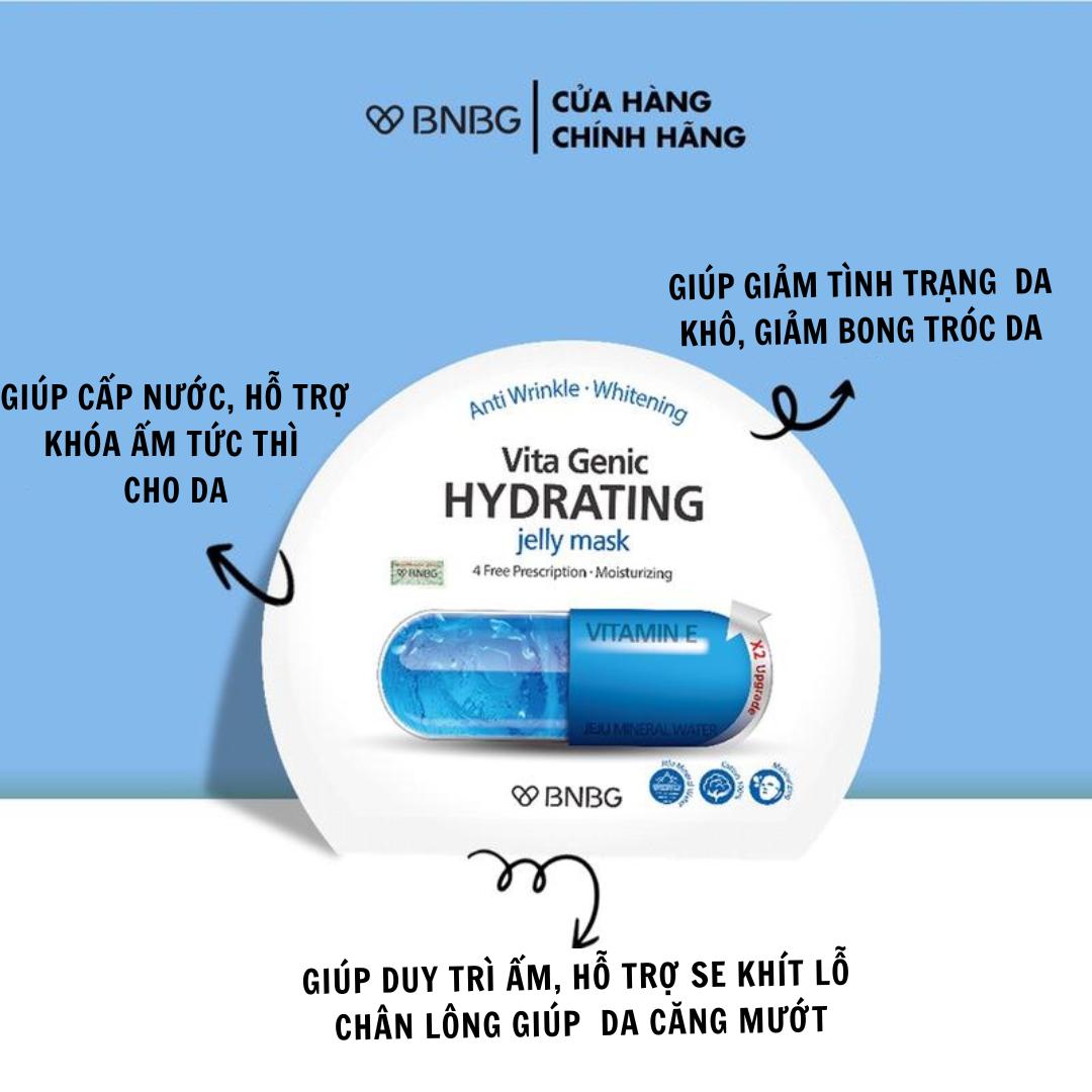 Mô tả (KOL) Combo 10 Mặt Nạ BNBG Mix Hỗ Trợ Phục Hồi Da BNBG Vita Genic Jelly Mask 30mlx10 - 4