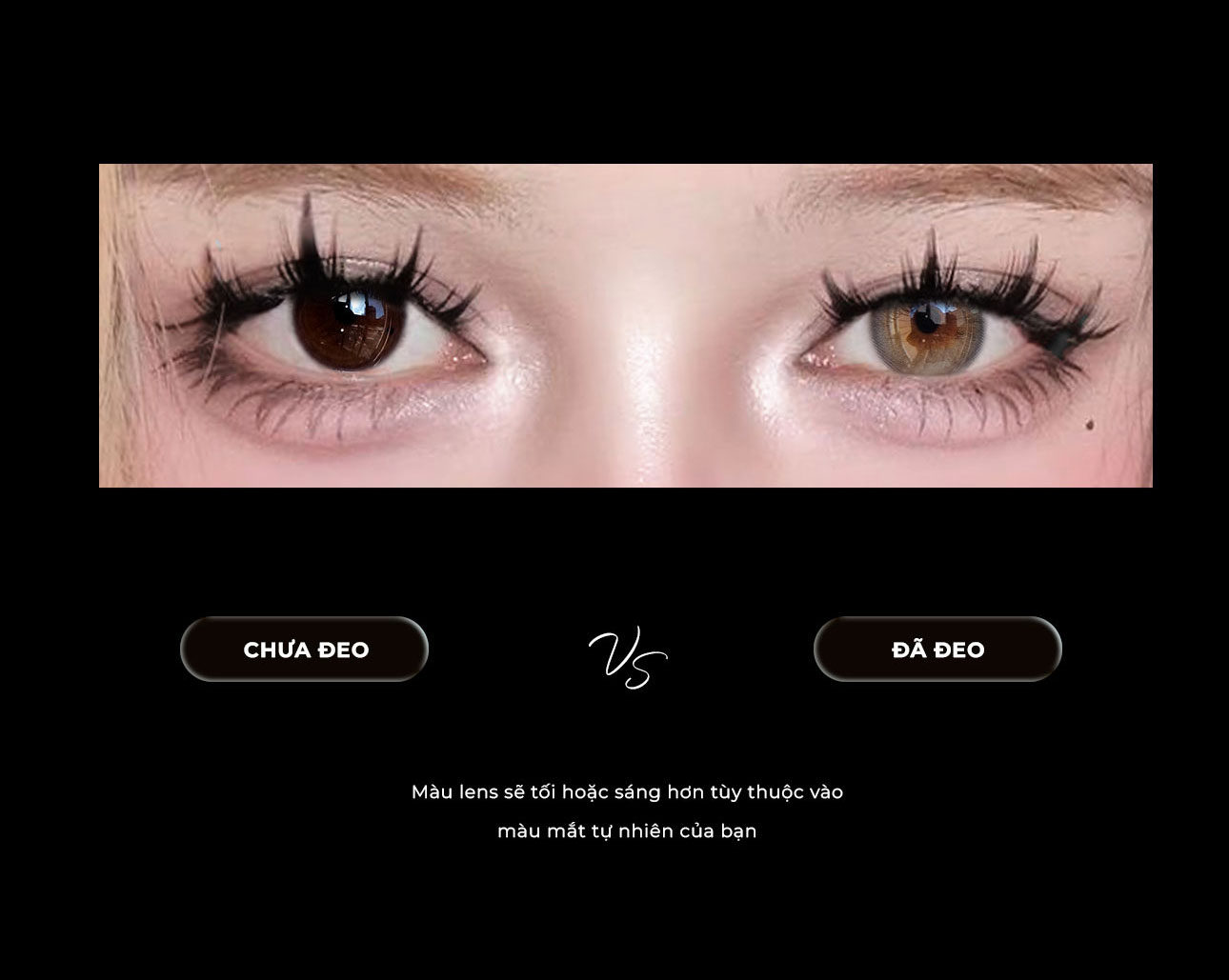 Mô tả Lens xám tây có độ cận 0-8 Build a Barbie tự nhiên hiệu Angel Eyes (Lens màu xám khói có độ cận | Kính áp tròng màu xám) - 4