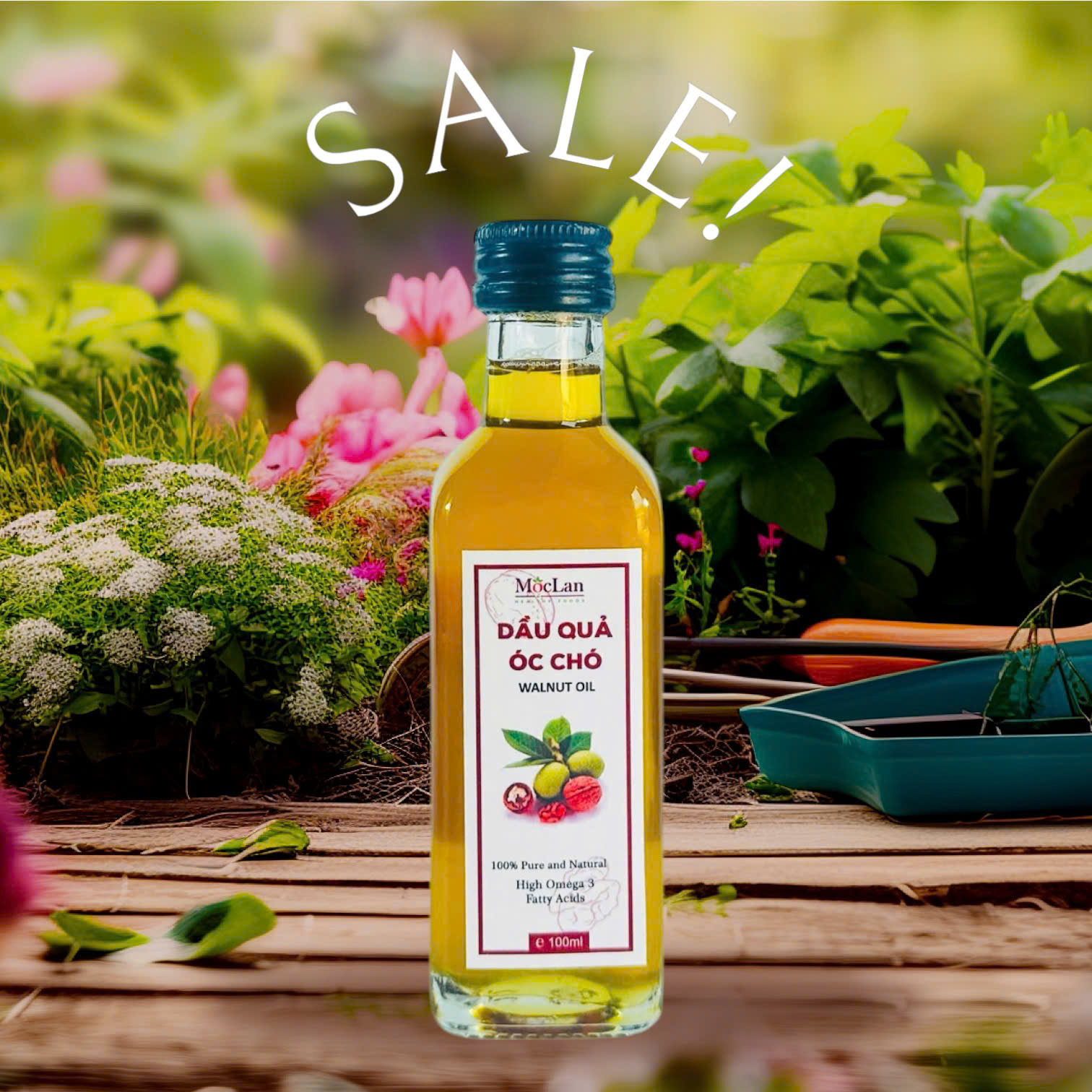 Mô tả Dầu Óc Chó Tự Nhiên Mộc Lan  100ml - 250ml Omega 369 phụ nữ có thai, mẹ cho con bú, trẻ ăn dặm - 1