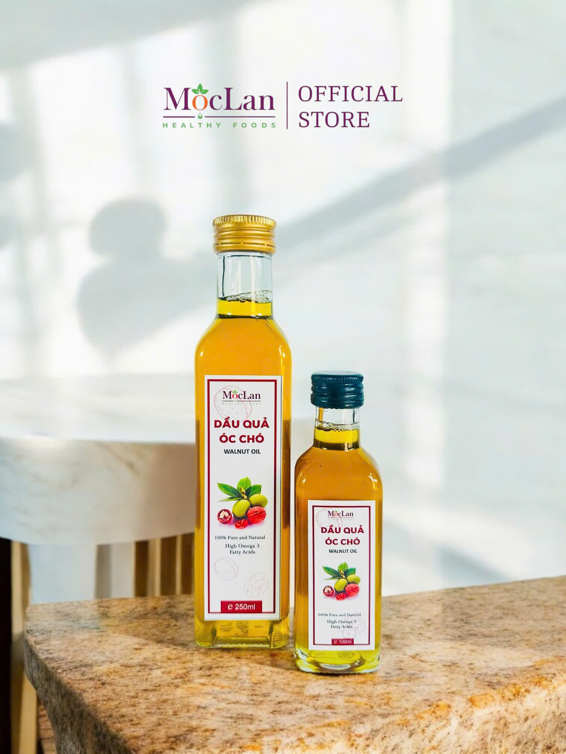 Mô tả Dầu Óc Chó Tự Nhiên Mộc Lan  100ml - 250ml Omega 369 phụ nữ có thai, mẹ cho con bú, trẻ ăn dặm - 3