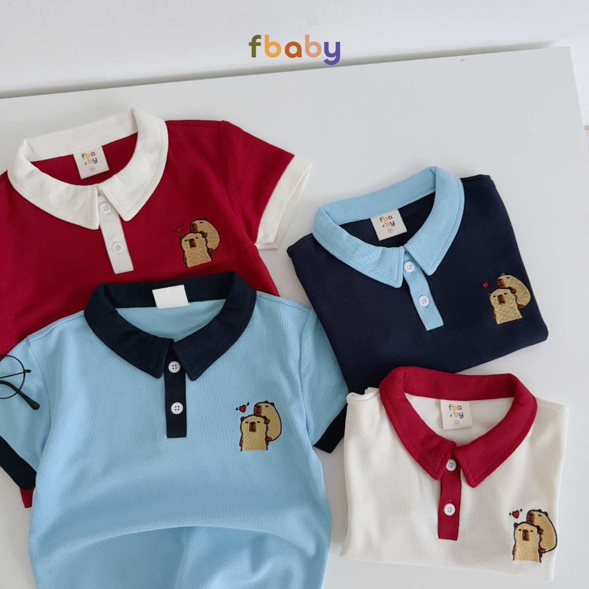 Mô tả Áo Polo Cộc Tay Bé Trai Fbaby Áo Phông Vải Cá Sấu Cao Cấp Mềm Mại Thoáng Mát Lịch Sự Phù Hợp Đi Học, Đi Chơi - 9
