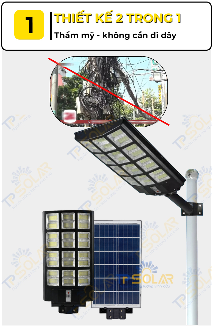 Chi tiết đèn năng lượng mặt trời
