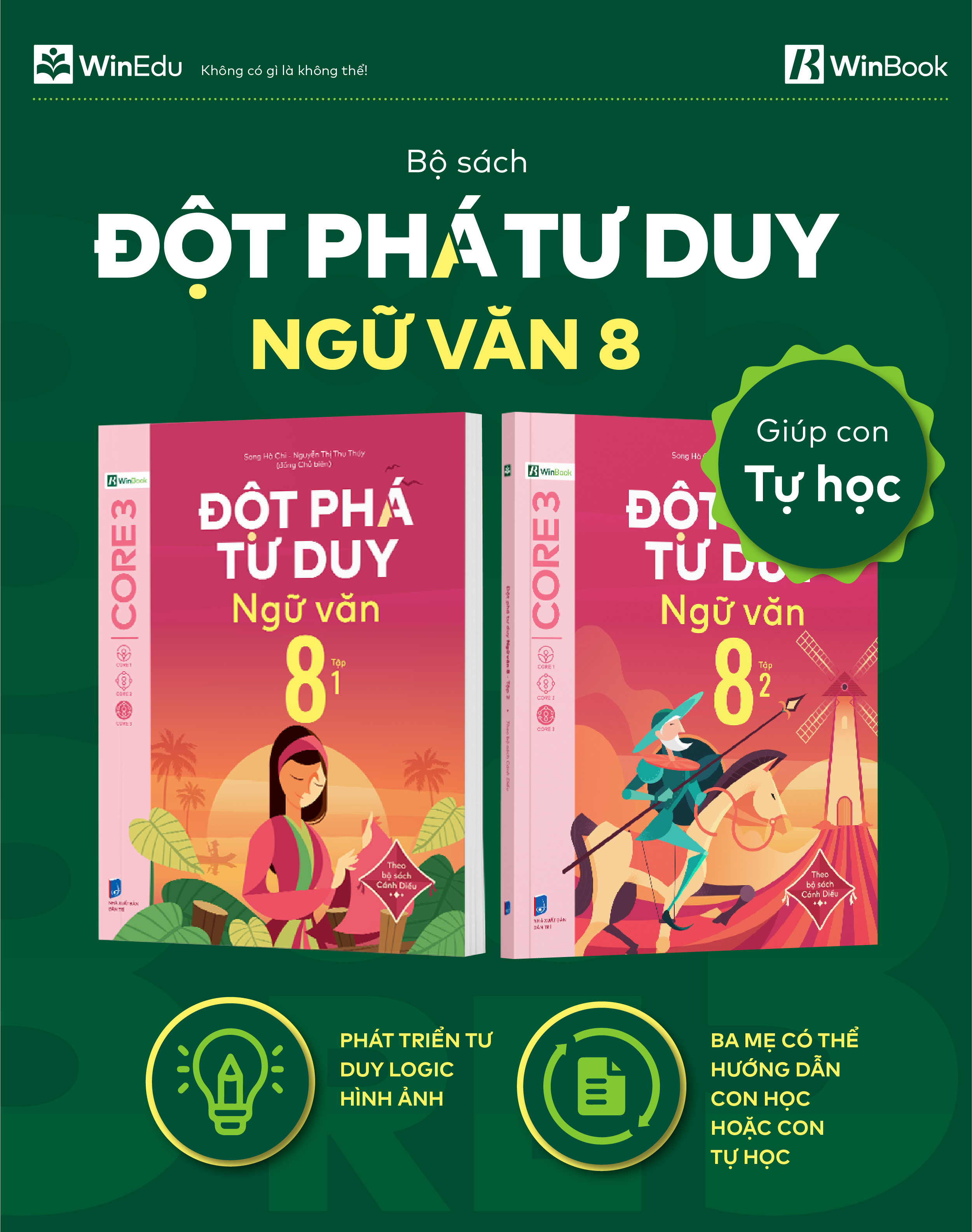 Mô tả Sách - Cánh Diều - Đột phá tư duy Ngữ văn 8 - Giúp con tự học ngay tại nhà - 6